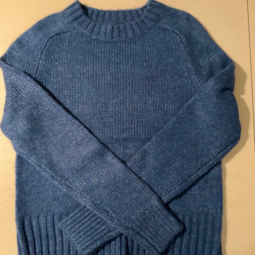 J crew blue sweater